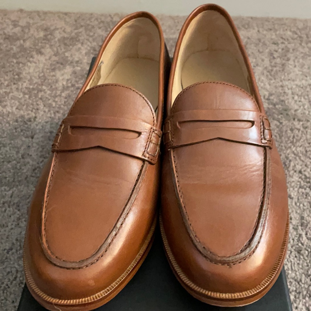 J. Crew Brown Leather Loafers